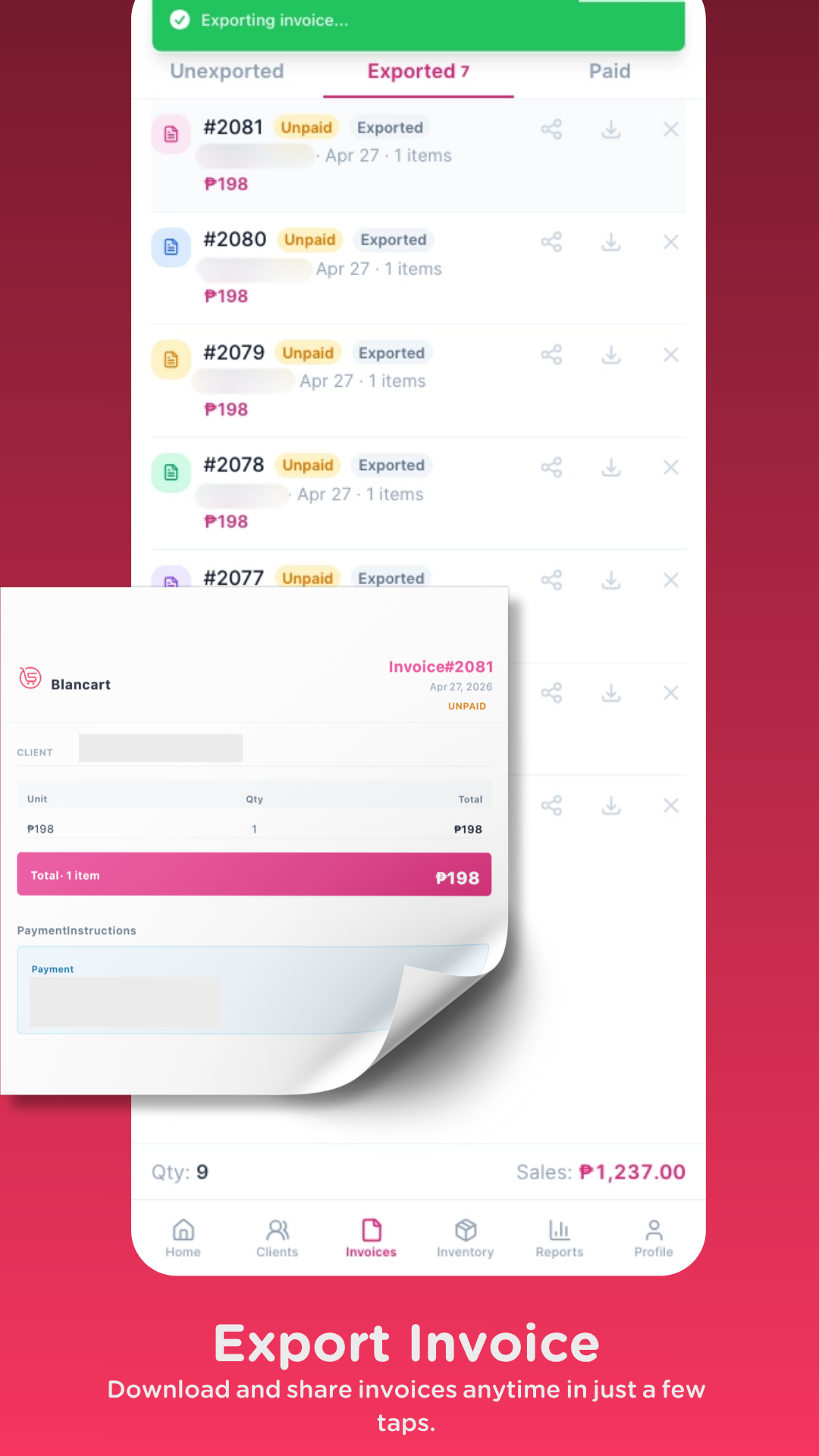 Blancsort screenshot 6